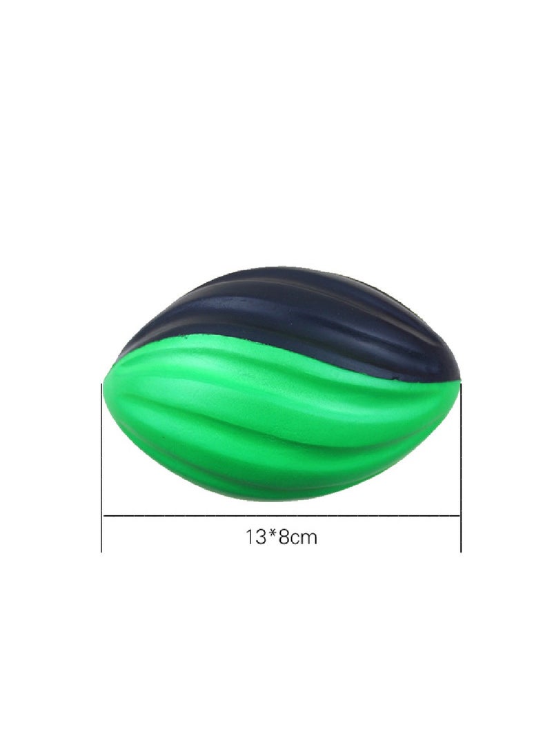 Genérico Children's Toy Slow Rebound Spiral Football Foam Sponge Decompression Ball 4-Pack  - Image 4