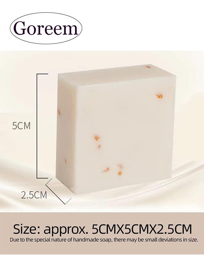 Goreem Thai Rice Soap 65g Original Thai Handmade Soap Rice Milk Soap Whitening Soap Goat Milk Soap Handmade Soap - Image 2