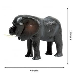 Randimals Elephant Figurine Toy Gorilla Face 5 Premium Hard Rubber Animal Action Figure Toy Hybrid Friend Encourages Adventure Imagination - Image 5