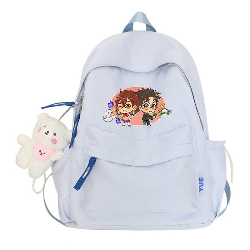 Dang Da Dang Bag Supernatural Ayase Peach Dan Da Dan Peripheral Animation Backpack Bold Party Backpack Tide - Image 1