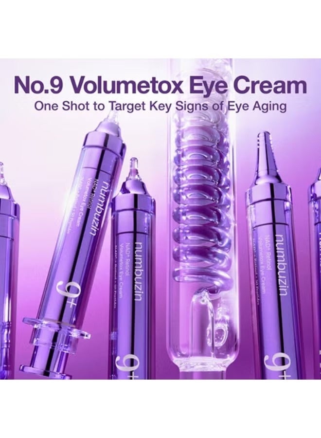 numbuzin No.9 NAD+ Retinol Volumetox Eye Cream 10ml - Image 2