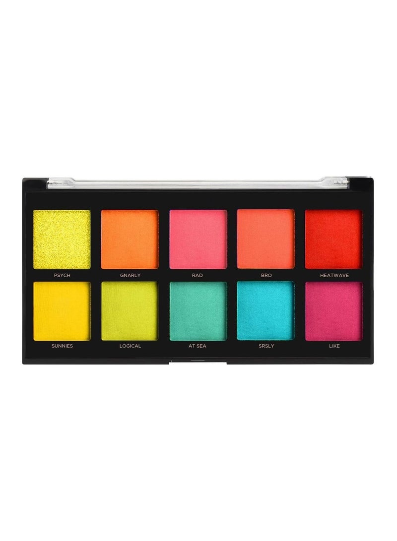 profusion Cosmetics Neon 10 Shade Palette Multicolour - Image 2