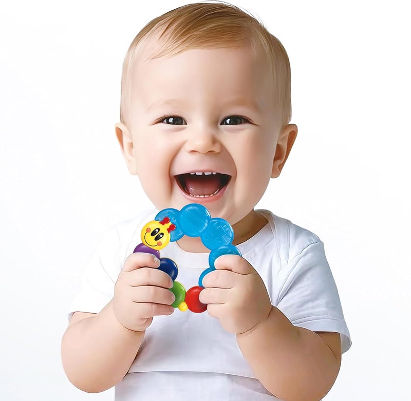 HOLA Baby Water Teether & Rattle - BPA-Free Cooling Teething Toy for Infants 6+ Months - Image 2
