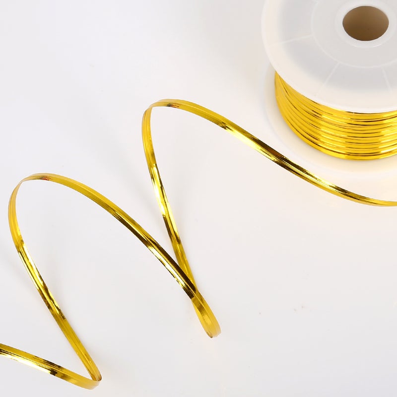 100 yards factory wholesale color wire plastic cable tie handmade diy homemade jewelry accessories gold ribbon accessories Silver - Image 3