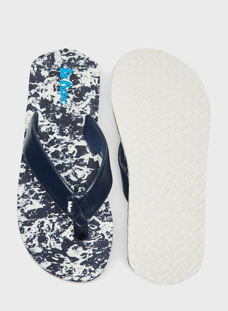 لي كوبر Logo Flip Flops