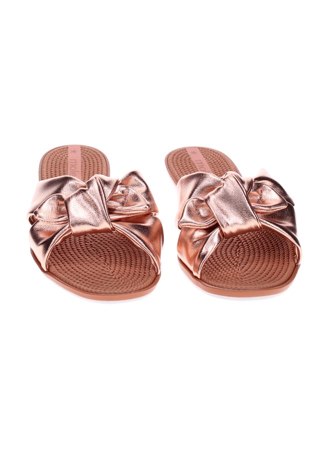 MOLECA صنادل مسطحة بتفاصيل عقدة مفتوحة من الأمام - Image 1