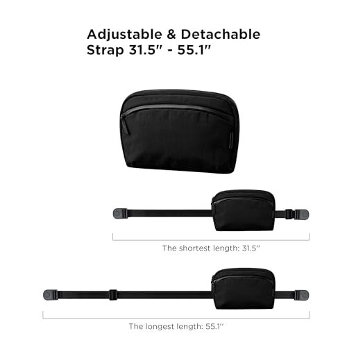 ALPAKA Flight Sling 2L- Small Sling Bag For Men Travel Lightweight,Portable, Packable, with Quick Release Shoulder Strap - Integrated Key Leash - WeatherProof,Black Axoflux 400 - Image 4