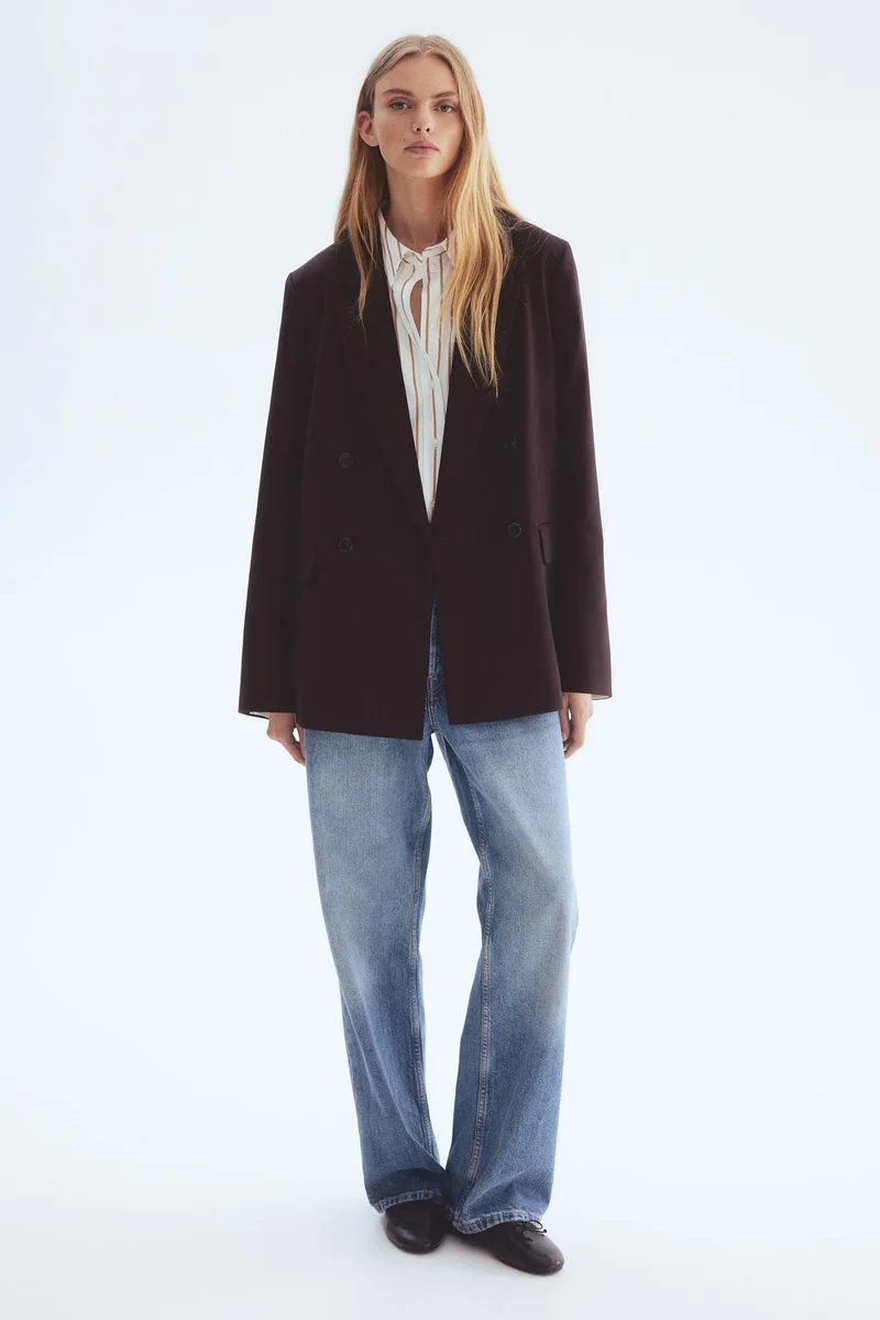 اتش اند ام بليزر بصف أزرار مزدوج