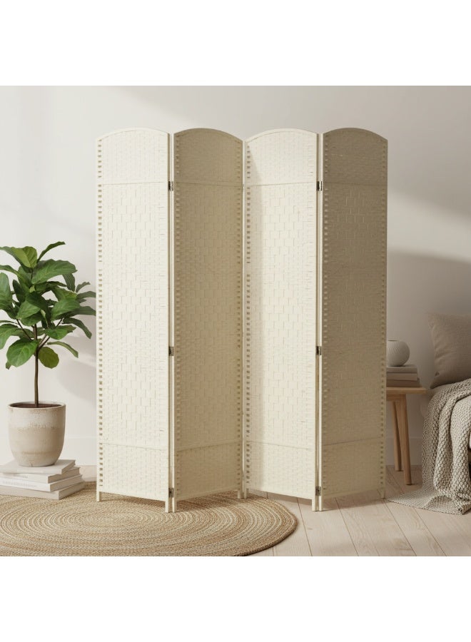 ليفينج مقسم غرف بارتيشن قابل لطي 4  الواح ابيض - Image 5