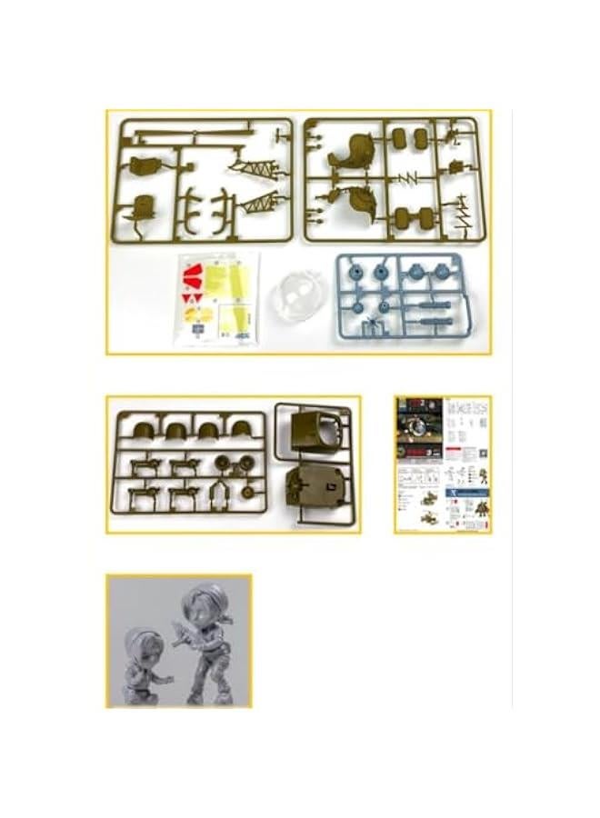 Plastic Model Kits: Metal Slug33: Tank Helicopter, Mecha Anime Style Collectible Action Figures SV-H03 (SV-H03)  - Image 5