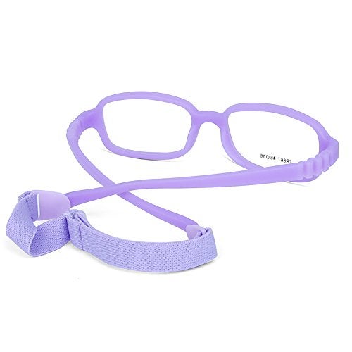 AQWANO Children Optical Glasses Frame TR90 Flexible Bendable One-piece Safe Eyeglasses Girls Boys Square - Image 3