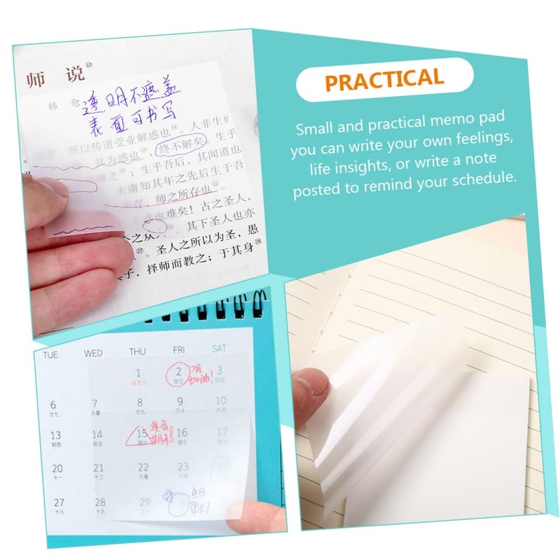 Portable Waterproof Memo Sticker Notes 200 Lined Sheets For Students - Image 3