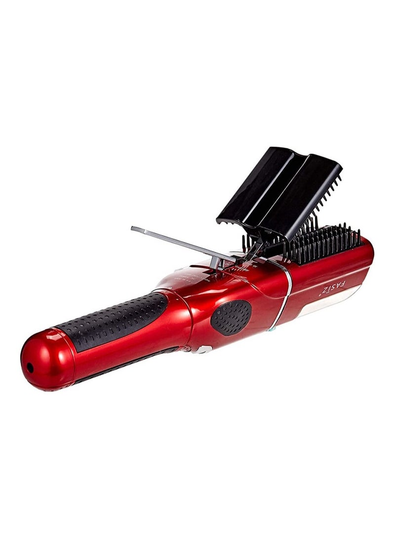 Fasiz USB Rechargable Split Hair Trimmer & Hair Straight Styler & Beauty Care Red - Image 2