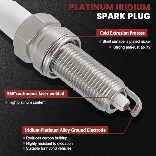 KacuYelin UF816 Ignition Coil Pack and Iridium Spark Plugs Set of 4 Compatible with Hyundai Elantra Kona Sonata Kia Soul Forte Forte5 Optima 2016-2022 2.0L Replaces#27300-2E601 49137 GN10877 - Image 3