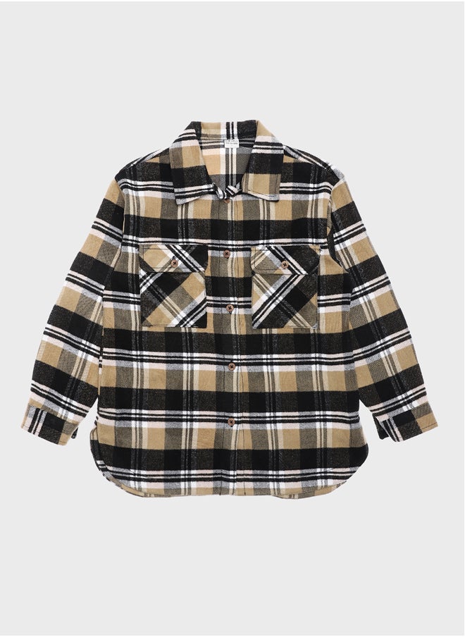 LC WAIKIKI - Plaid Long Sleeve Girl Shirt - Image 1