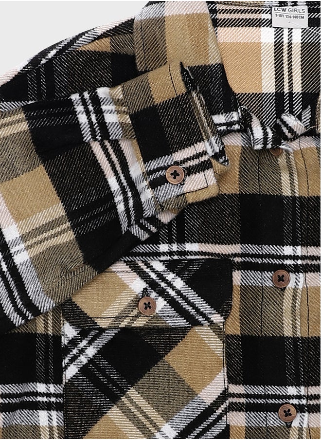 LC WAIKIKI - Plaid Long Sleeve Girl Shirt - Image 1