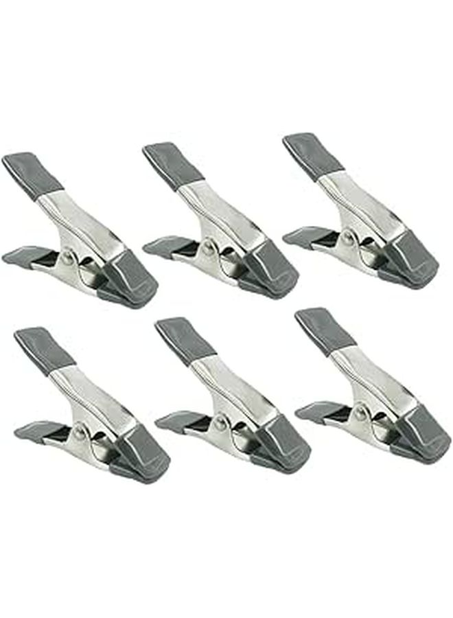 Heavy Duty 4 Inch Spring Clamps Set Of 6 For Photography Backdrop Reflector Studio - Image 1