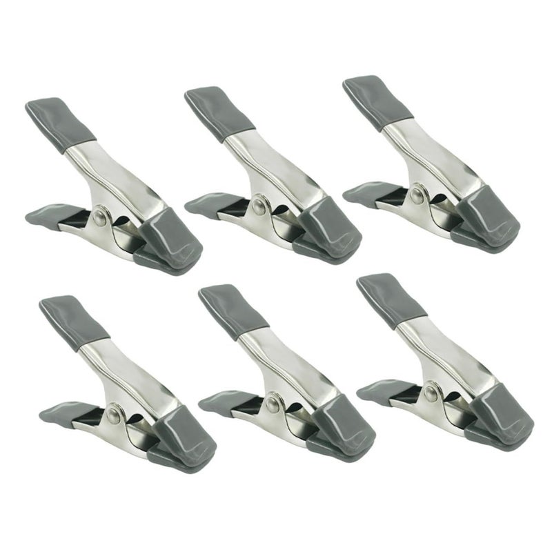 Heavy Duty 4 Inch Spring Clamps Set Of 6 For Photography Backdrop Reflector Studio - Image 2