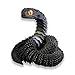 Binvin 3D Printed AnimalsSnake Viper3D Printed Snake Toys Articulated Snake 3D Printed Animals Animal Model Ornaments Creative Funny Toy Festival Gift for Frends Black 202Inch - Image 2