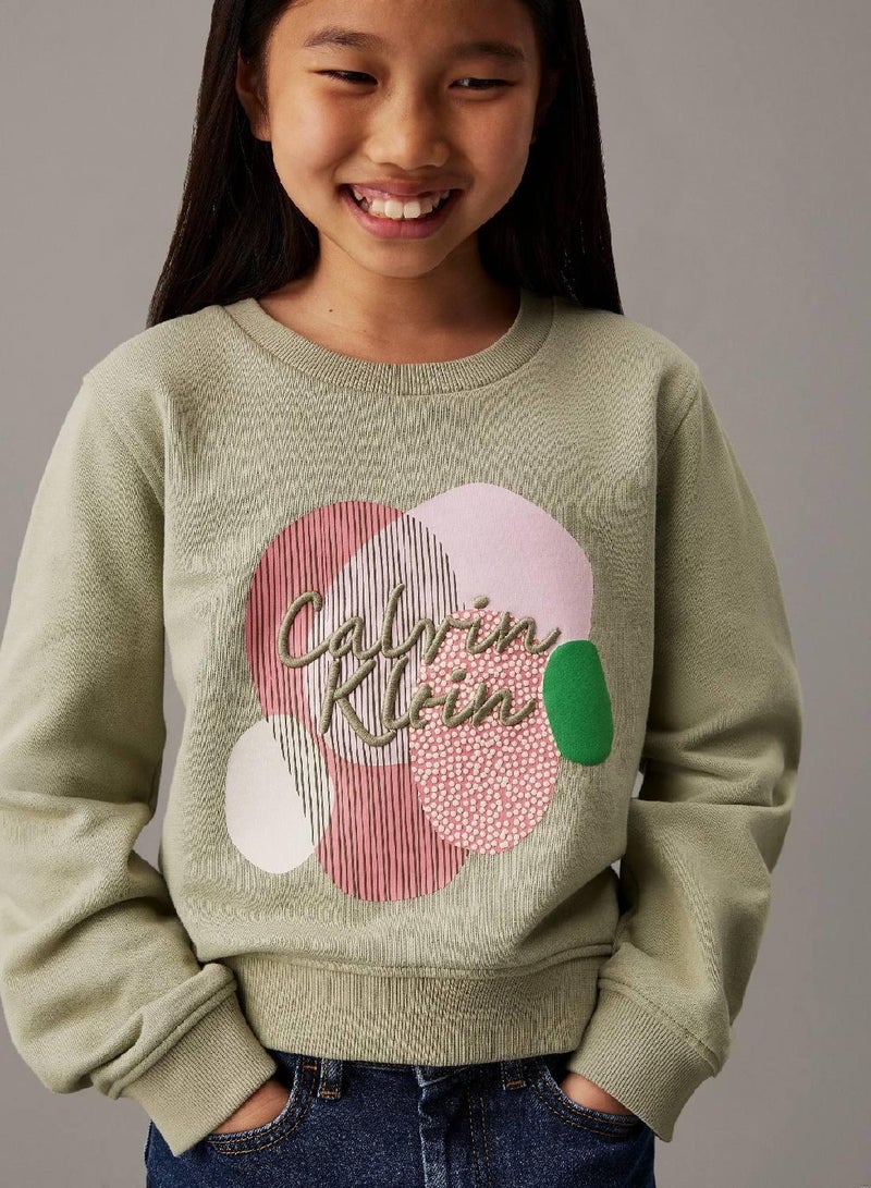 Calvin Klein Jeans Relaxed Graphic Sweatshirt - Image 3