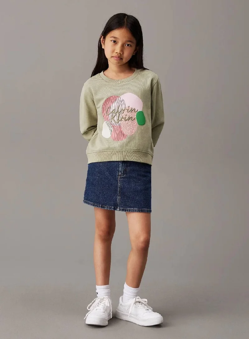 Calvin Klein Jeans  Relaxed Graphic Sweatshirt for Women | Best Price UAE