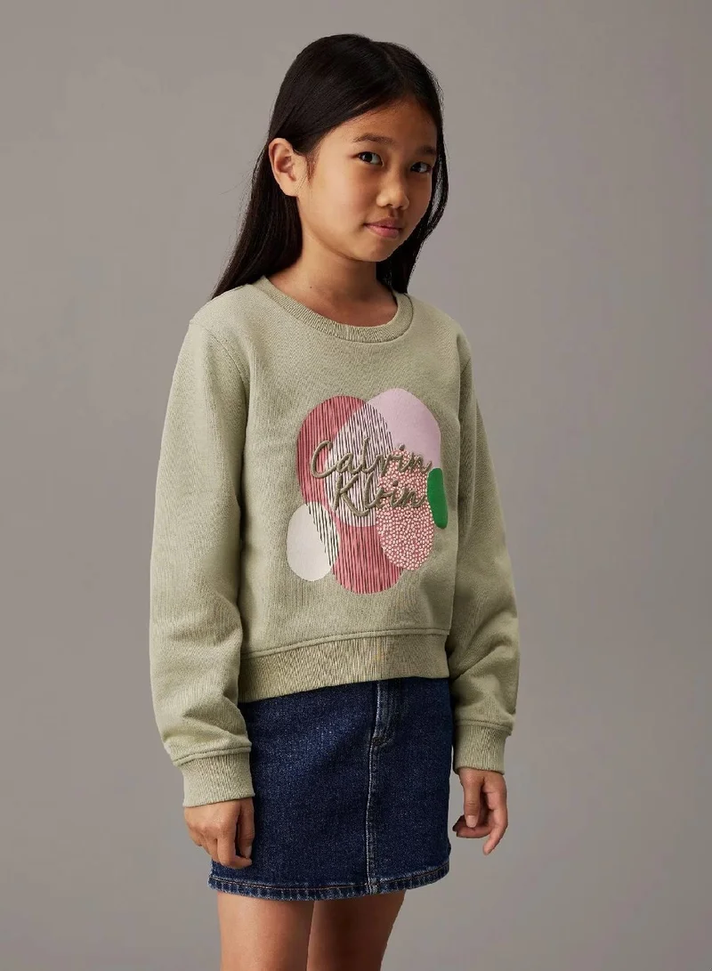 Calvin Klein Jeans  Relaxed Graphic Sweatshirt for Women | Best Price UAE