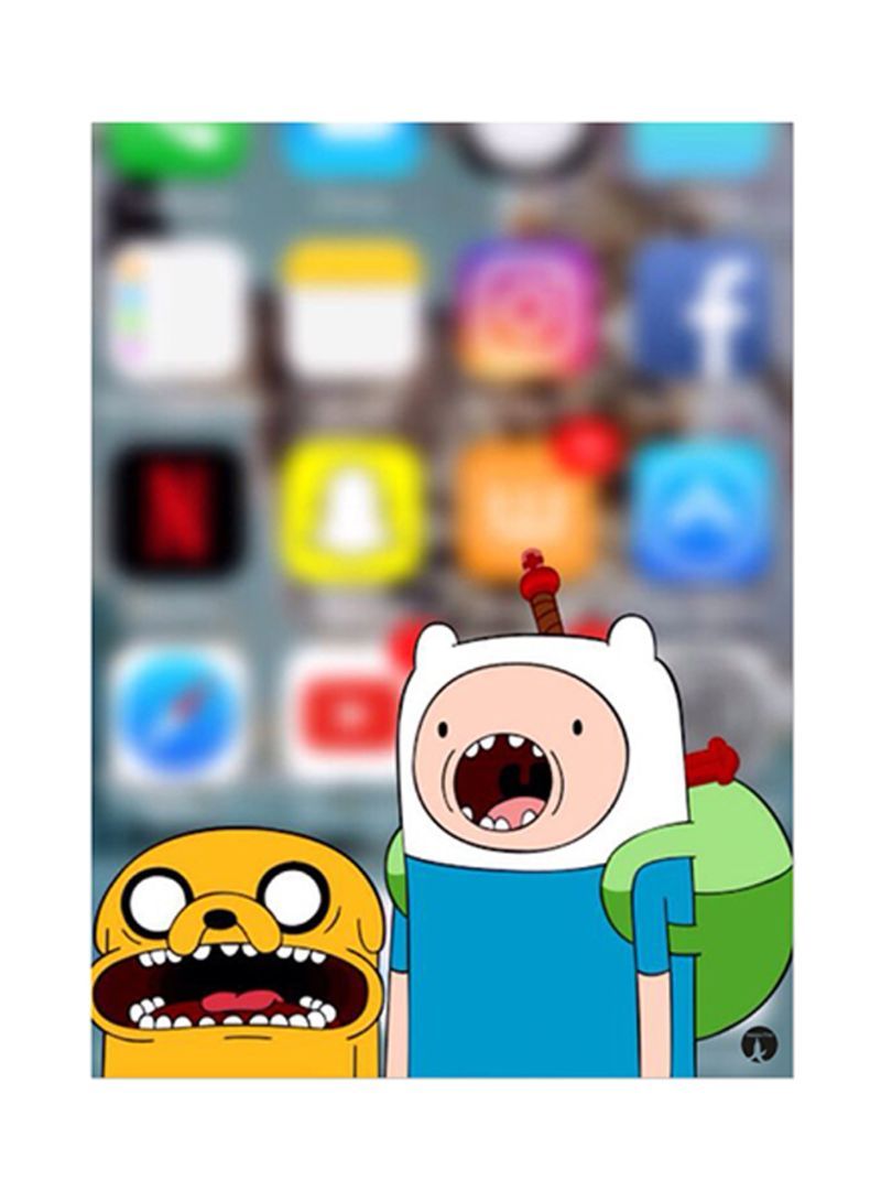 Adventure Time Metal Plate Poster Multicolour 15x20centimeter