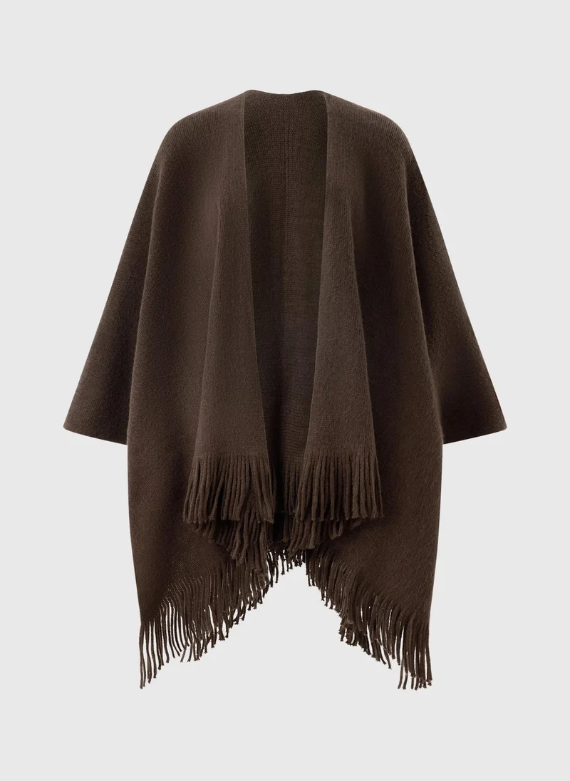 Matalan Brown Basic Shawl