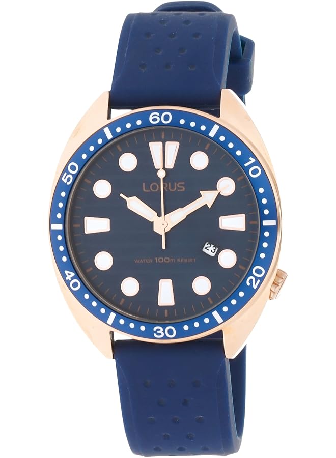 لوراس ساعة رياضية للرجال بسوار سيليكون Rh926Lx9 - Image 1