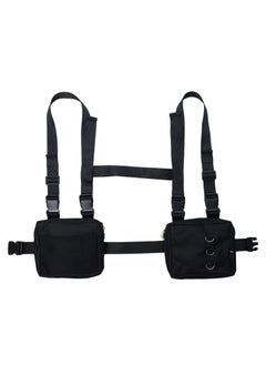 Chest Rig Bag Tactical Waist Packs Bag, Chest Front Bag Underarm Shoulder Bag, Hip Bag for Men Women Adjustable Shoulder Bags Multipurpose Sport Waist Bag, Black