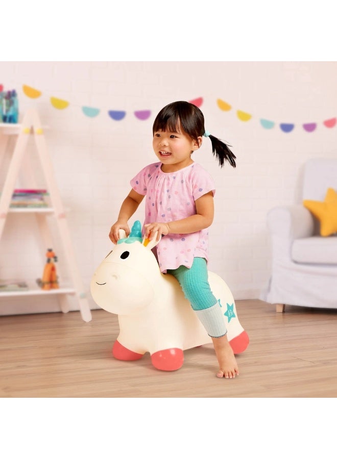 B. Toys B.toys - Ride On Pixie Inflatable Unicorn Bouncer - BX2378Z - Image 2