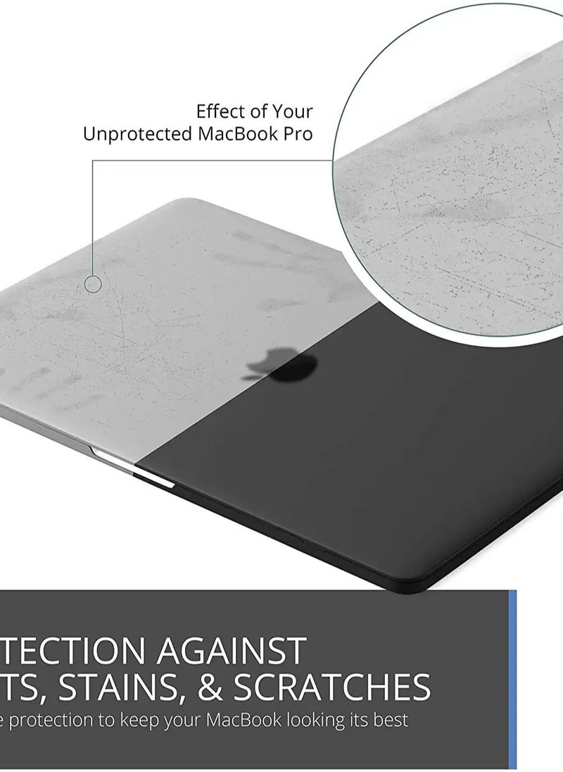 Generic - Case Compatible with MacBook Pro 13 inch 2021-2016 Release A2338 M1 A2289 A2251 A2159 A1989 A1706 A1708 Fully Vented Hardshell Cover for 13inch MacBook Pro Case--Matte Black - Image 1