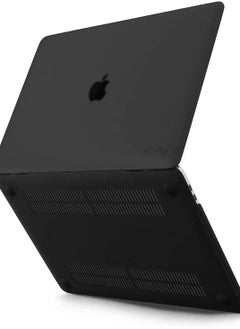 Case Compatible with MacBook Pro 13 inch 2021-2016 Release A2338 M1 A2289 A2251 A2159 A1989 A1706 A1708 Fully Vented Hardshell Cover for 13inch MacBook Pro Case--Matte Black
