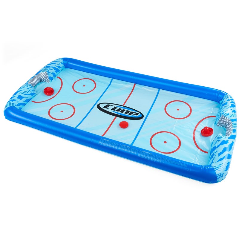SwimWays COOP Hydro Hockey Inflatable Water Floating Table Hockey Set Pool Toy for Kids Ages 5 - Image 2