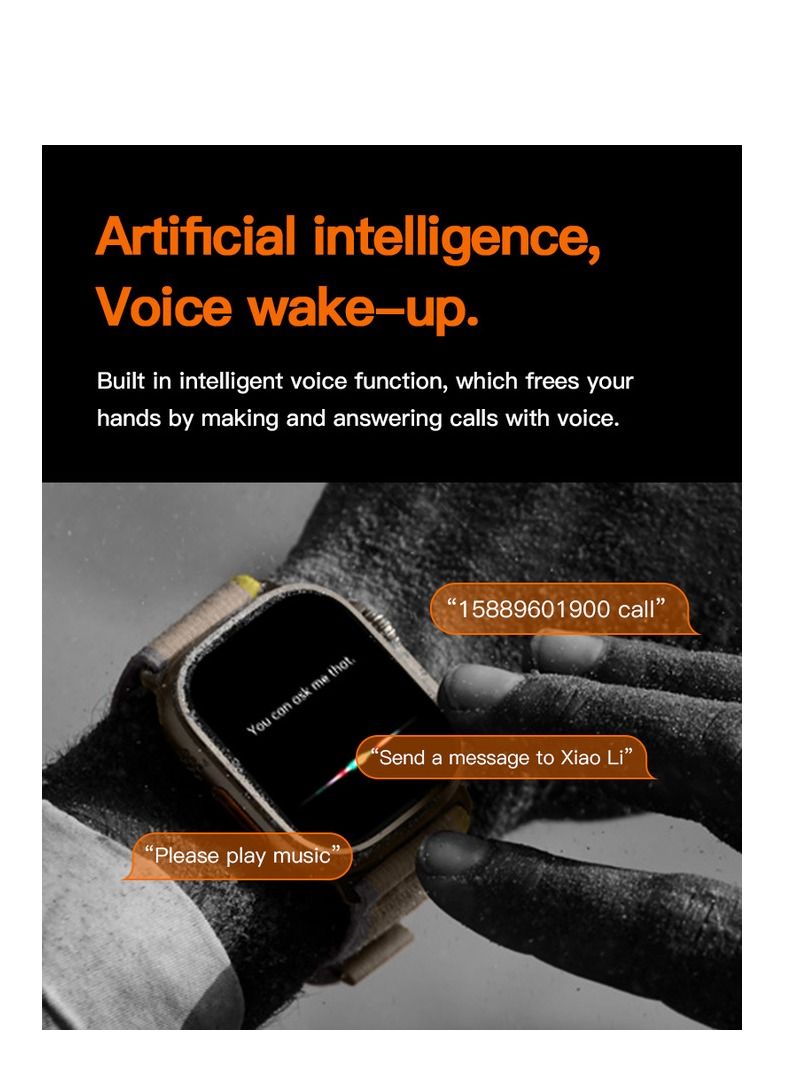 ارواق T900 Ultra Wireless Charging ميزات جديدة ساعة ذكية فائقة السرعة - Image 4