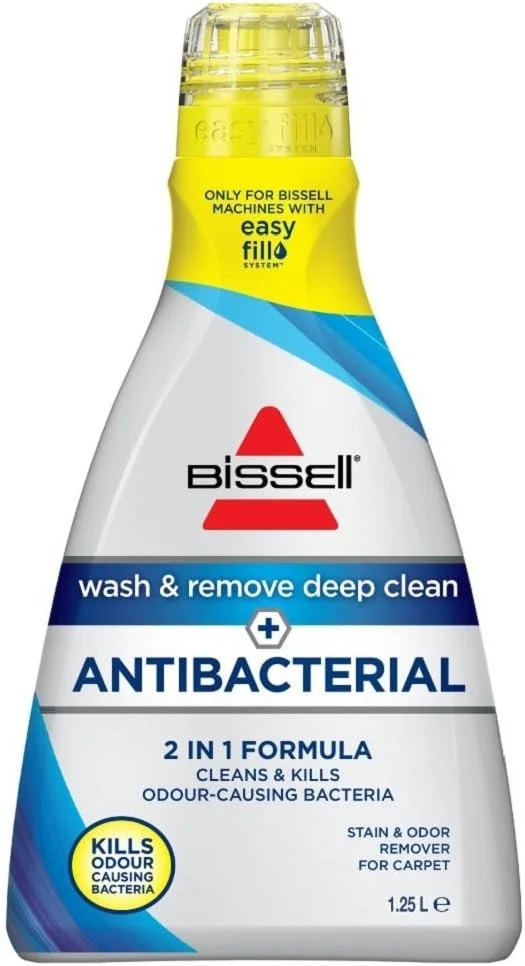 Bissell 1898E Wash and Remove Plus Antibacterial Formula, 1.25 Litre