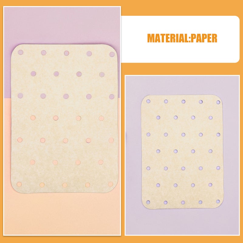 360PCS Air Fryer Pad: Non-Stick Disposable Oil-Absorbing Baking Liner Sheets - High-Temperature Resistant Paper for Air Fryer Oven Toaster - Image 2