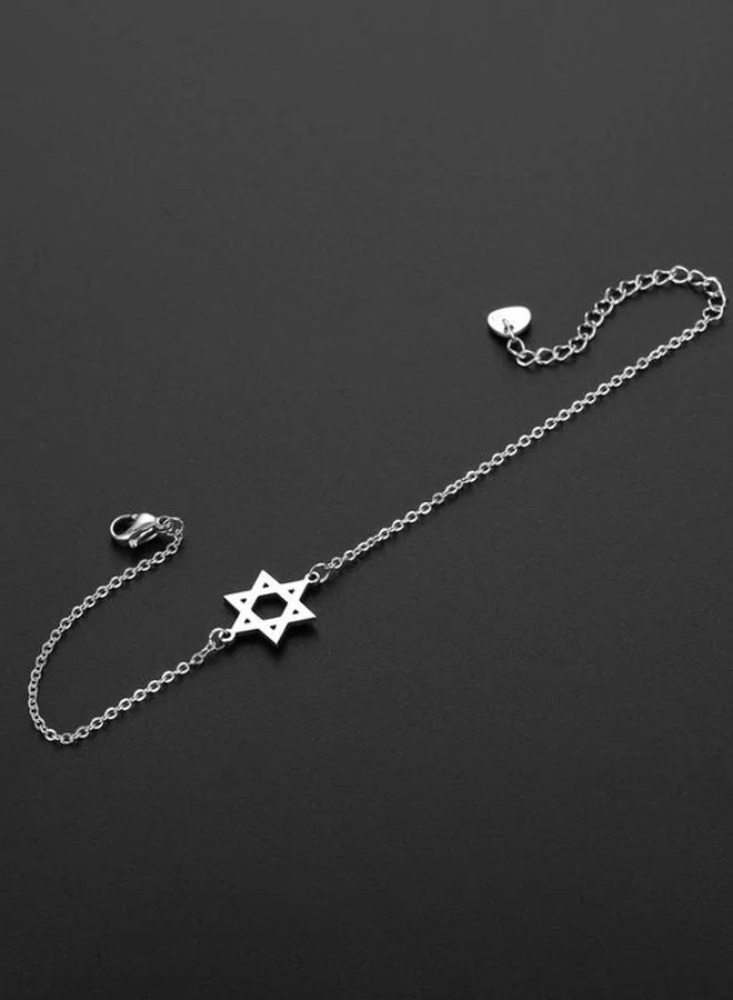 Take Two Silver-Tone Star Detail Bracelet
