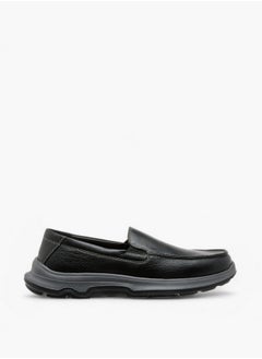 DUCHINI Men's Textured Slip-On Mocassins  - Image 3