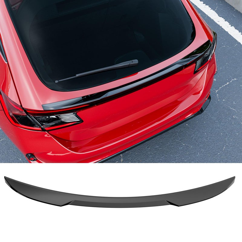SZYANG Spoiler Compatible with 2022-2026 Honda Civic Hatchback Trunk Spoiler ABS Lip Spoiler Wing Replacement for 2022 2023 2024 2025 2026 Honda Civic Accessories(Glossy Black) - Image 1