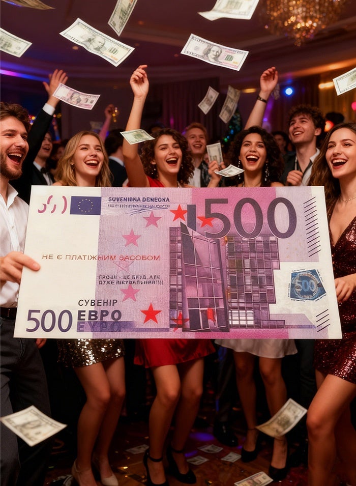 MissTiara 1000 Pieces Play Money for Kids Prop Money €500 Banknote Replica Magician Porp,Movie Props Assorted - Image 4