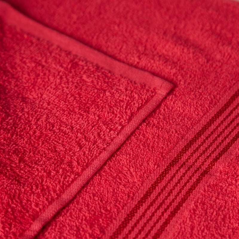 KOPA by Bianca 400 GSM 100% Cotton Soft Terry Towel l 8pc Face Towel l Face Mask Towel l Face Towel for New Born Baby l D`Ross l Cardinal Red - Image 5