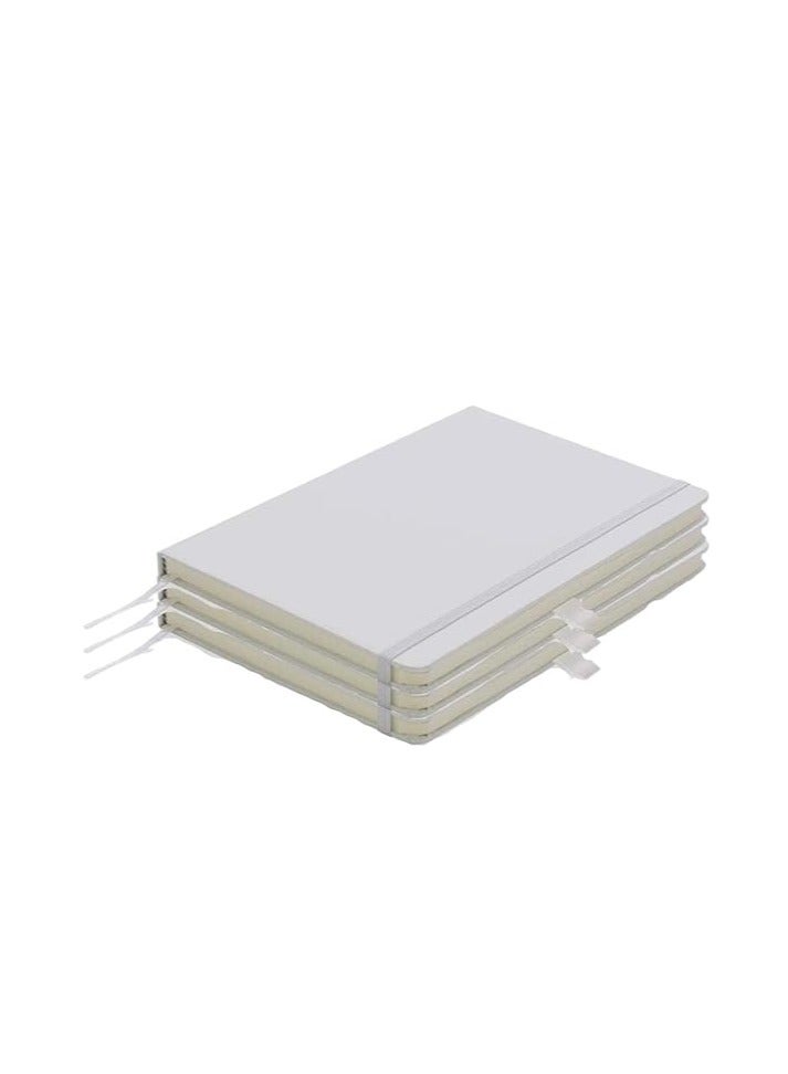 A5 White Notebook - Premium Lined/Blank Pages for Office, School, and Personal Use - Image 1