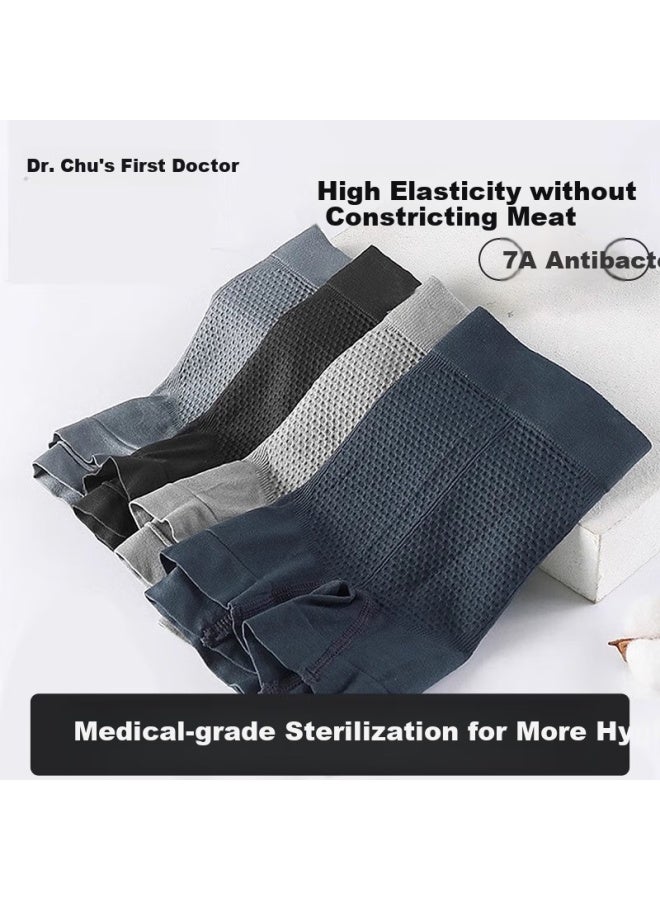 DR.CHU Chuyi Sheng Disposable Men's Boxer Briefs, Pure Cotton Crotch, Sterilized, Plus Size, For Business Trips And Travel, No-wash, Daily Disposable Shorts - Image 1
