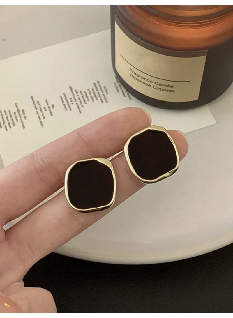 Vintage-Style Elegant Cube Earrings (1 Pair) - Image 2