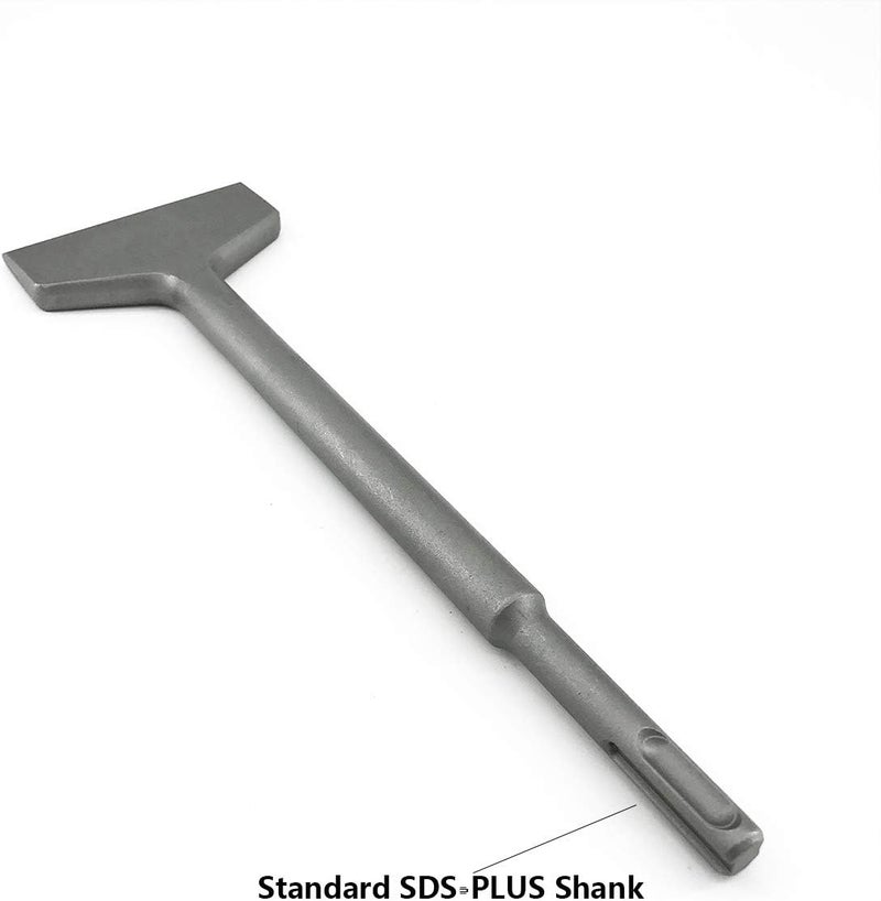 SPKLINE 3 Inch Wide Tile & Thinset Scaling Chisel SDS-Plus Shank 3" x 10" Thinset Scraper Wall and Floor Scraper Works with All Brands of SDS-Plus Rotary Hammers and Demolition Hammers - Image 4