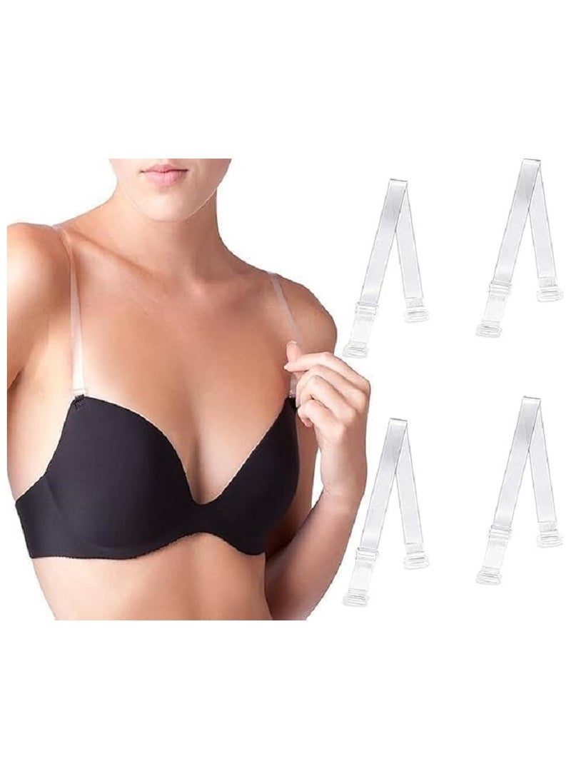 10 Piece Individual Bra Set - Invisible Alternative Non-Slip Adjustable Shoulder Bras - Image 1