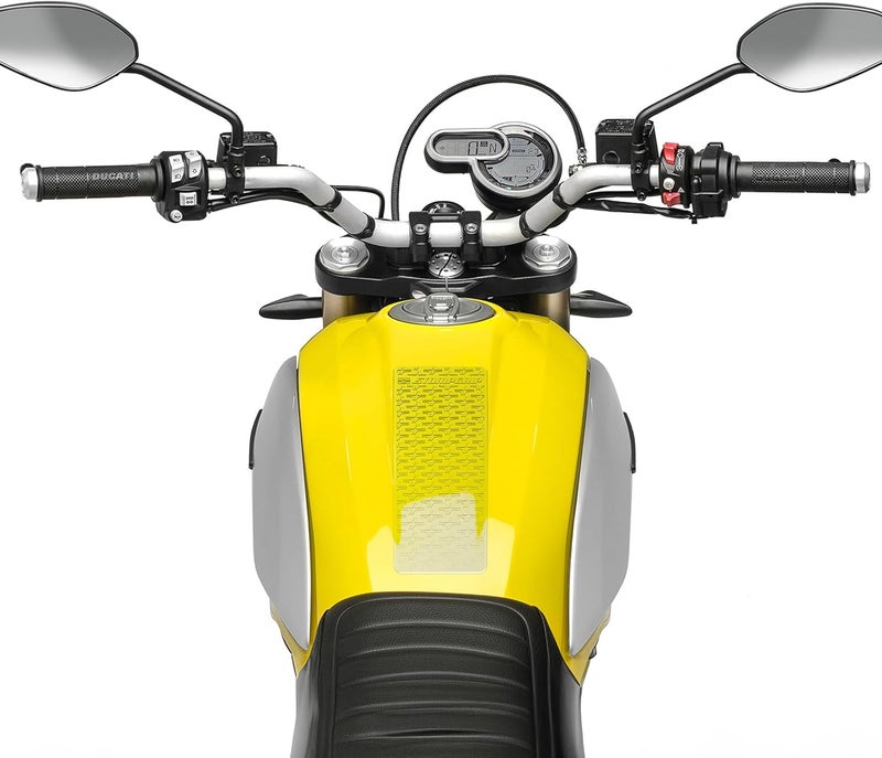 STOMPGRIP Motorcycle Center Tank Pad Protector - Universal Fit - Pint - Icon Clear - Image 5