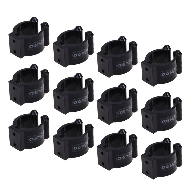 Cosmos Billiards Snooker Cue Locating Clip Holder for Pool Cue Racks, 12 Pieces - Image 1
