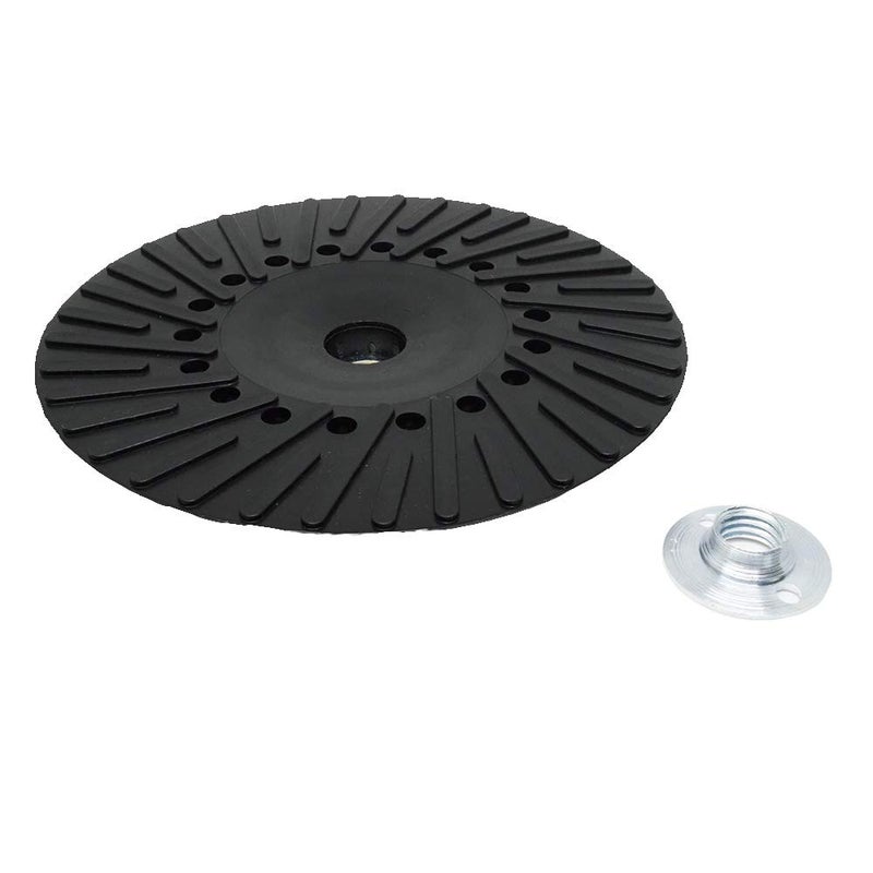 Benchmark Abrasives 7 Inch Sanding Disc Backing Pads, Resin Fiber Disc Polishing Pad for Grinding, Sanding, Stripping on Wood, Metal, 7/8" Arbor - Angle Grinder Attachments - Grinder Sanding Pad - Image 3